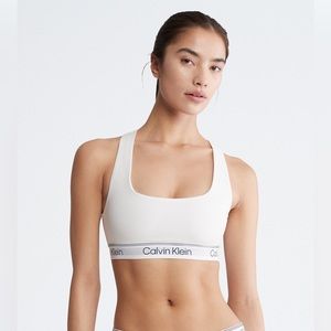 Calvin Klein Modern Cotton Unlined Bralette — Size L